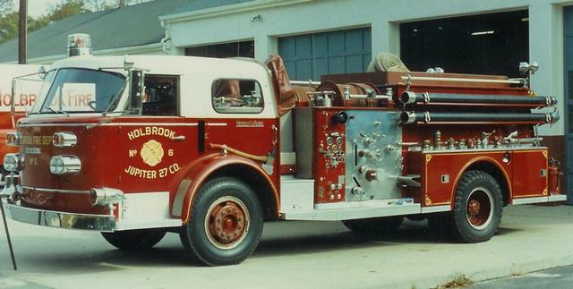 (3-15-6) 1959 American LaFrance Class A Pumper Holbrook FD's First Class A Pumper